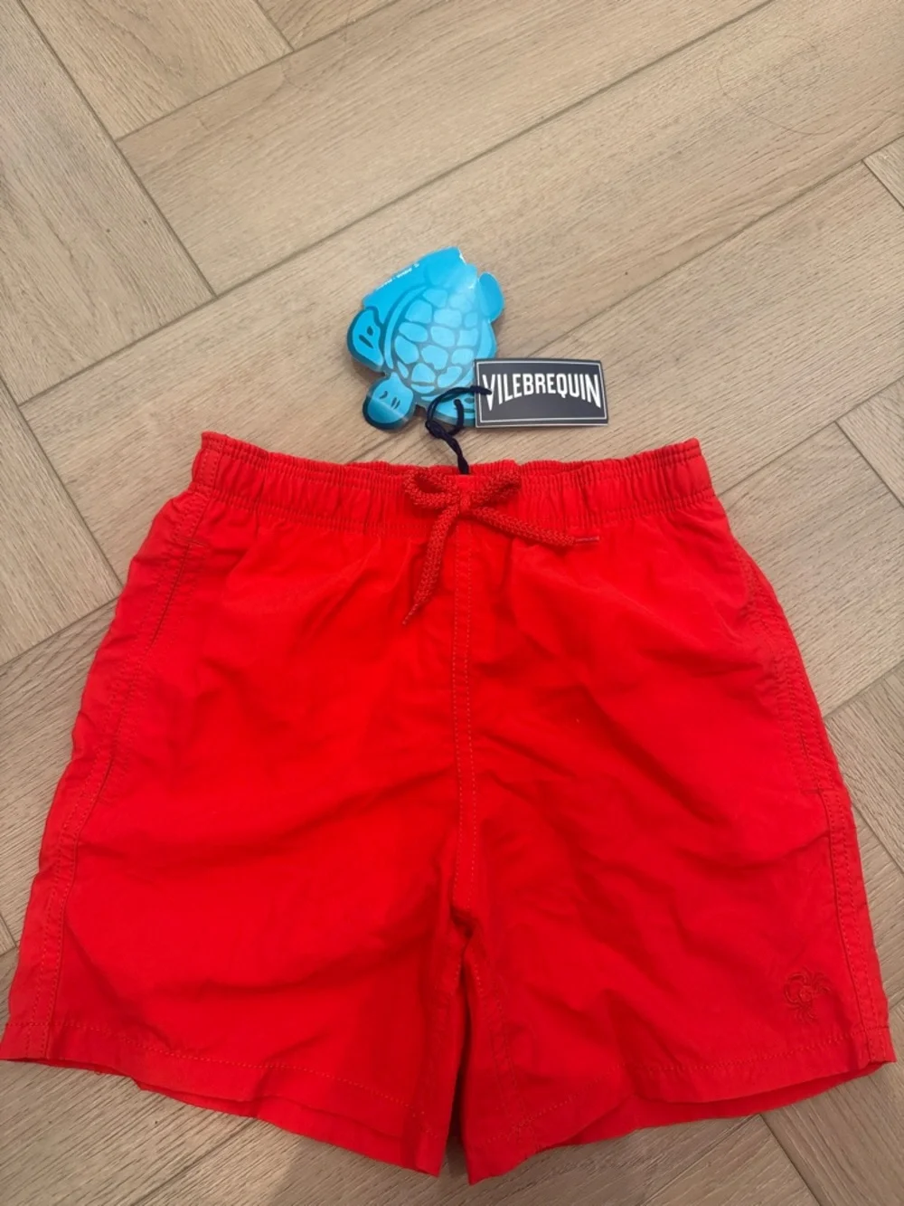 Boys Vilebrequin embroidered-logo drawstring swim shorts size 10 - Picture 3 of 8